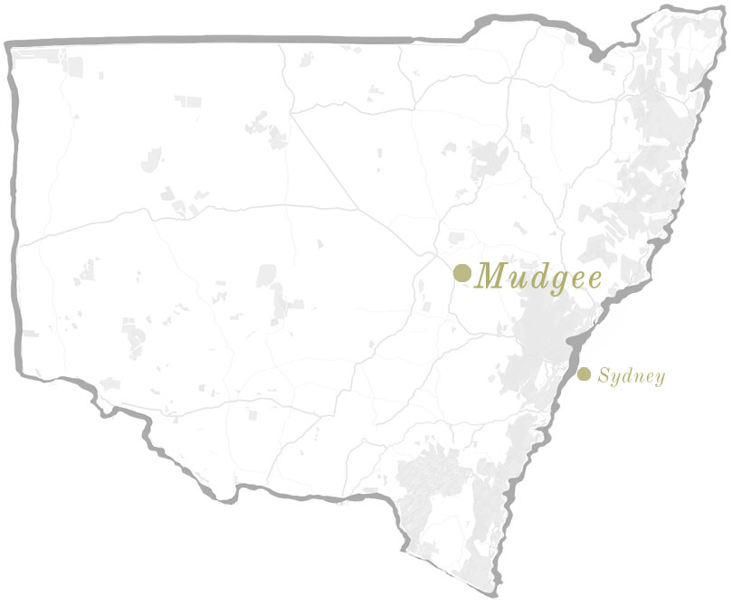 Map of regional NSW